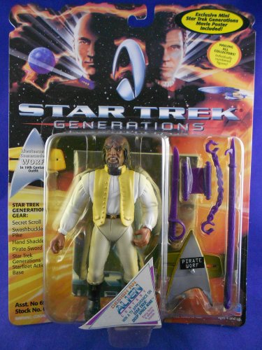 Star Trek Generations 1994 &acirc;�� Lt Commander Worf &acirc;��19th Century Outfit&acirc;�� - MINMP