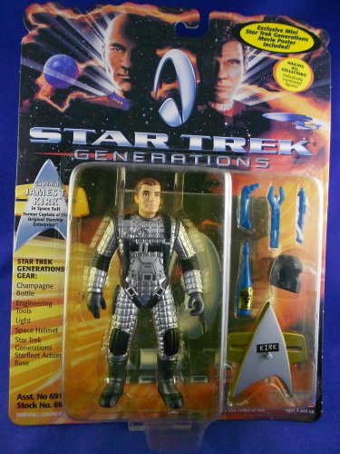 Star Trek Generations 1994 &acirc;��Captain Kirk &acirc;��Space Suit&acirc;�� - Playmates - MINMP