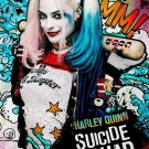 Suicide Squad Harley Quinn Graffiti Party  Edible image Cake topper decoration