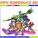 Splatoon Party Edible image Cake topper