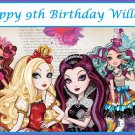 Ever After High Party Edible image Cake topper decoration
