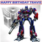Transformers Optimus Prime Party Edible image Cake topper decoration
