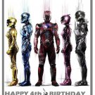 Power Rangers Movie Edible Cake topper decoration