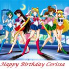 Sailor Moon Party  Edible image Cake topper