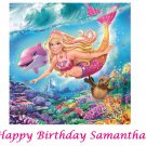 Barbie and the Mermaid Tales Edible image Cake topper decoration