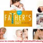 Custom Father's Day w/ Your Own Pics Edible image Cake topper decoration