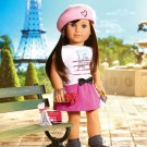American Girl in Paris Edible image Cake topper decoration