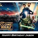 Star Wars the Clone Wars Edible image Cake topper decoration