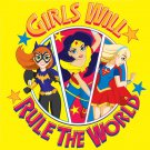 Super Hero Girls , Girls Rule Edible image Cake topper decoration