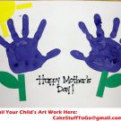 Create Your Own Custom Mother's Day w/ Art Edible image Cake topper decoration