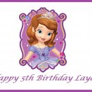 Sofia the First  Edible Cake topper decoration
