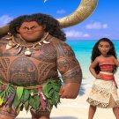 Disney Princess Moana and Maui Edible image Cake topper decoration