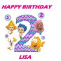Bubble Guppies 2ND Birthday Edible Cake topper decoration