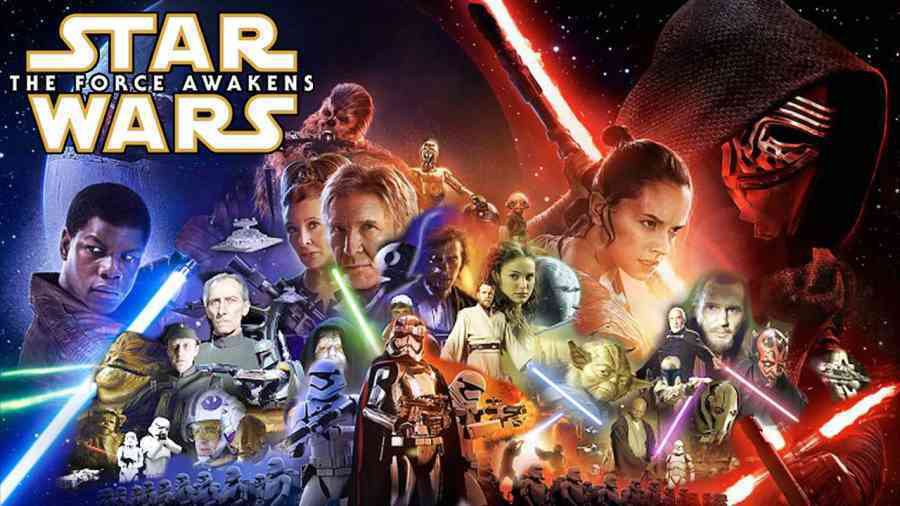 Star Wars the Force Awakens Tribute Edible image Cake topper decoration