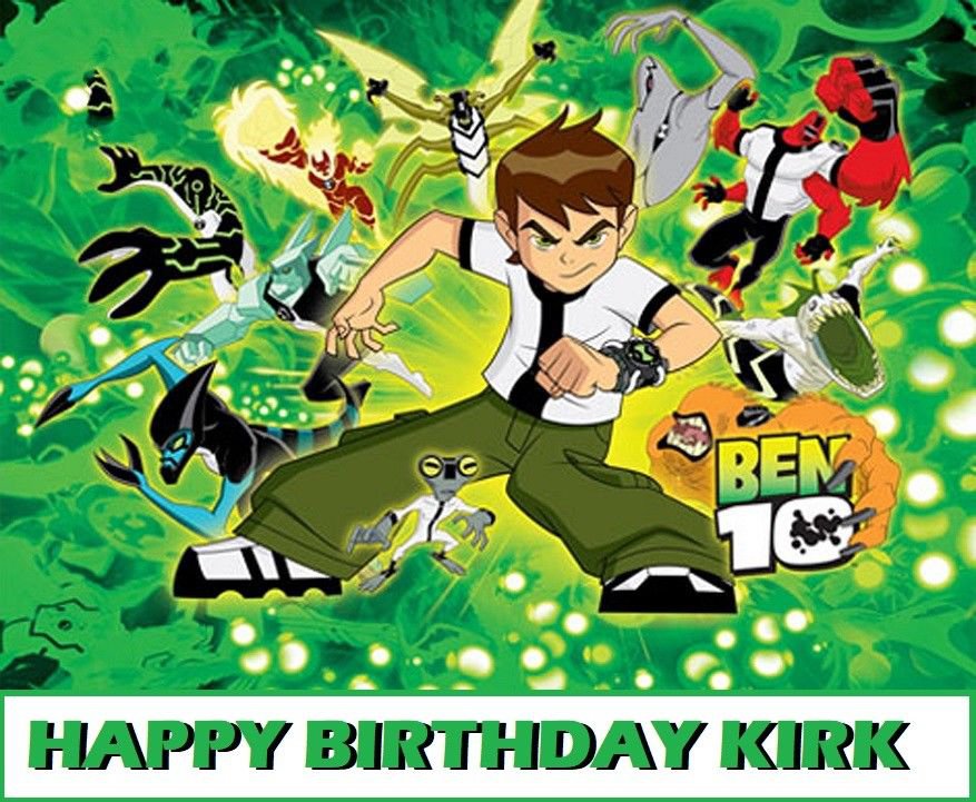 Ben 10 Edible image Cake topper decoration