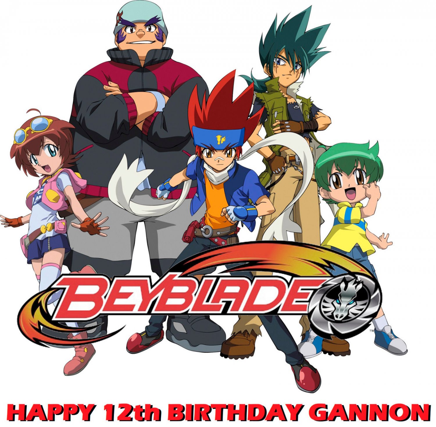 BEYBLADE  Edible image Cake topper decoration