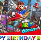 Super Mario Odyssey Edible image Cake topper decoration