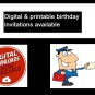 Nella the Princess Knight Digital and Printable Birthday Invitations
