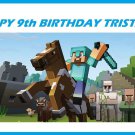 Minecraft Edible image Cake topper decoration