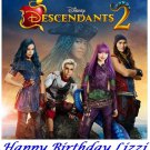 Disney Descendants 2 Edible image Cake topper decoration