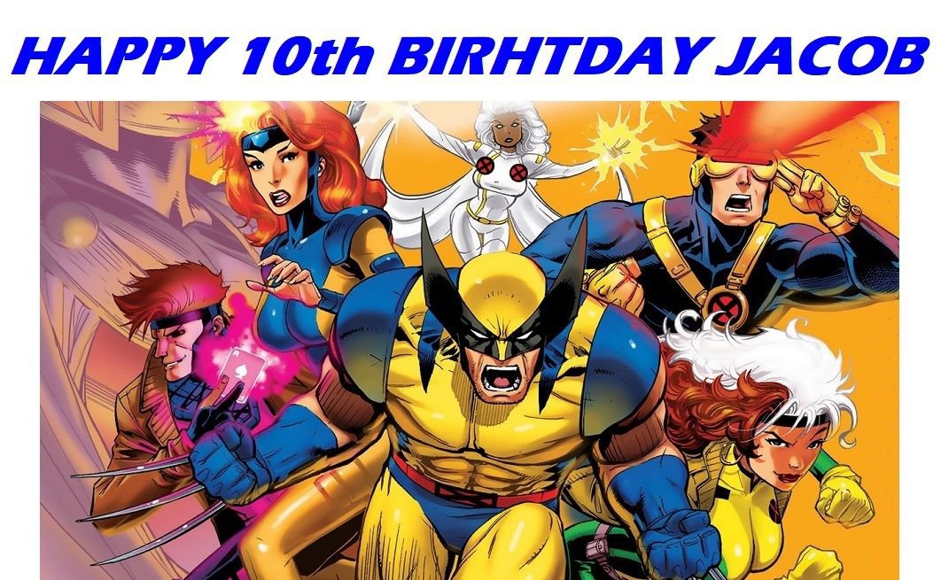 X-Men Sentinel Edible  Image Cake topper decoration