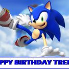 Sonic the Hedge Hog Edible image Cake topper decoration