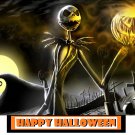 Halloween Jack Skellington Nightmare Before Christmas Edible image Cake topper