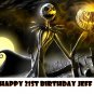 Halloween Jack Skellington Nightmare Before Christmas Edible image Cake topper