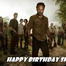 The Walking Dead Edible image Cake topper decoration