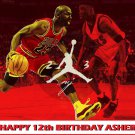 Michael Jordan Chicago Bulls Edible image Cake topper
