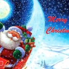 Merry Christmas  Santa  Edible image Cake topper decoration