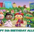 Super Why Edible image Cake topper decoration