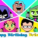 Teen Titans Go  Edible image Cake topper decoration
