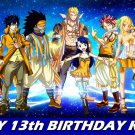 Fairy Tail Anime Edible image Cake topper decoration