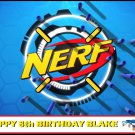 Nerf Gun Edible image Cake topper decoration
