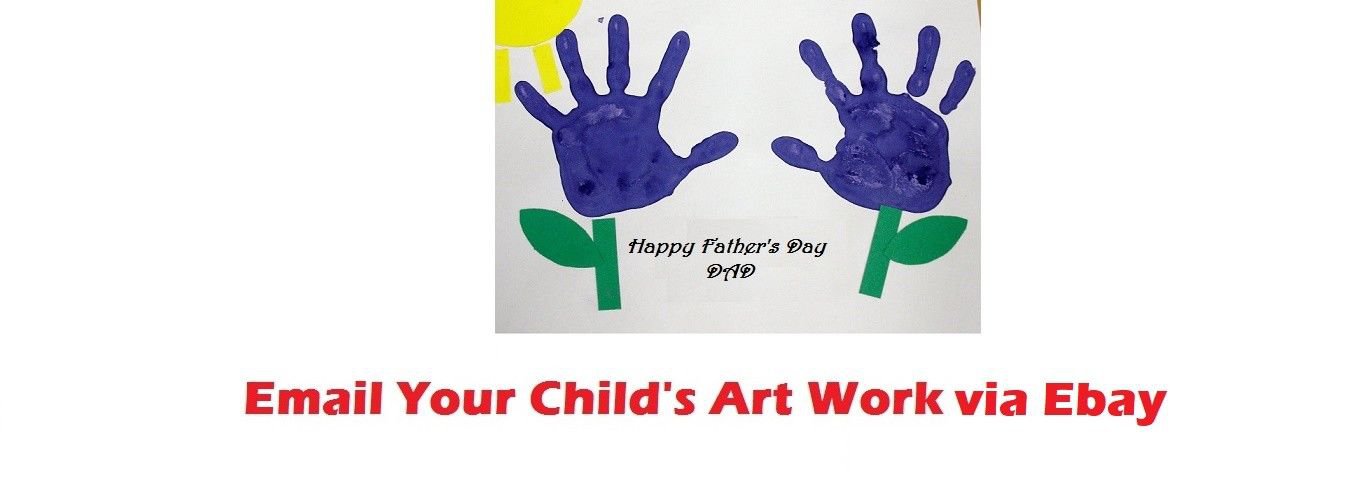 Create Your Own Custom Father's Day w/ Kids Art Edible  Cake topper decoration