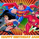 Justice League Unlimited Party Edible image Cake topper