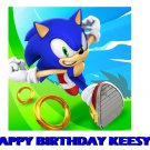 Sonic the Hedge Hog  Edible image Cake topper decoration