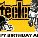 NFL Pittsburgh Steelers Football  Edible image Cake topper