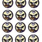 Halloween Jack Skellington Nightmare Before Christmas Edible 2' Cupcakes Cookies