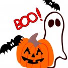Halloween Pumpkin Bat Ghost Edible 2' Cupcakes Cookies 12 per sheet