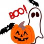 Halloween Pumpkin Bat Ghost Edible 2' Cupcakes Cookies 12 per sheet