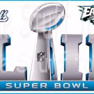 NFL Football Super Bowl 52 Patriots vs Eagles  Edible image Cake topper