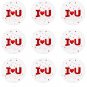 Valentines Day I Love You Edible image Cake topper or Cupcakes decoration