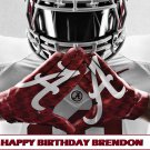 Alabama Crimson Tide College Football Party Edible image Cake topper decoration