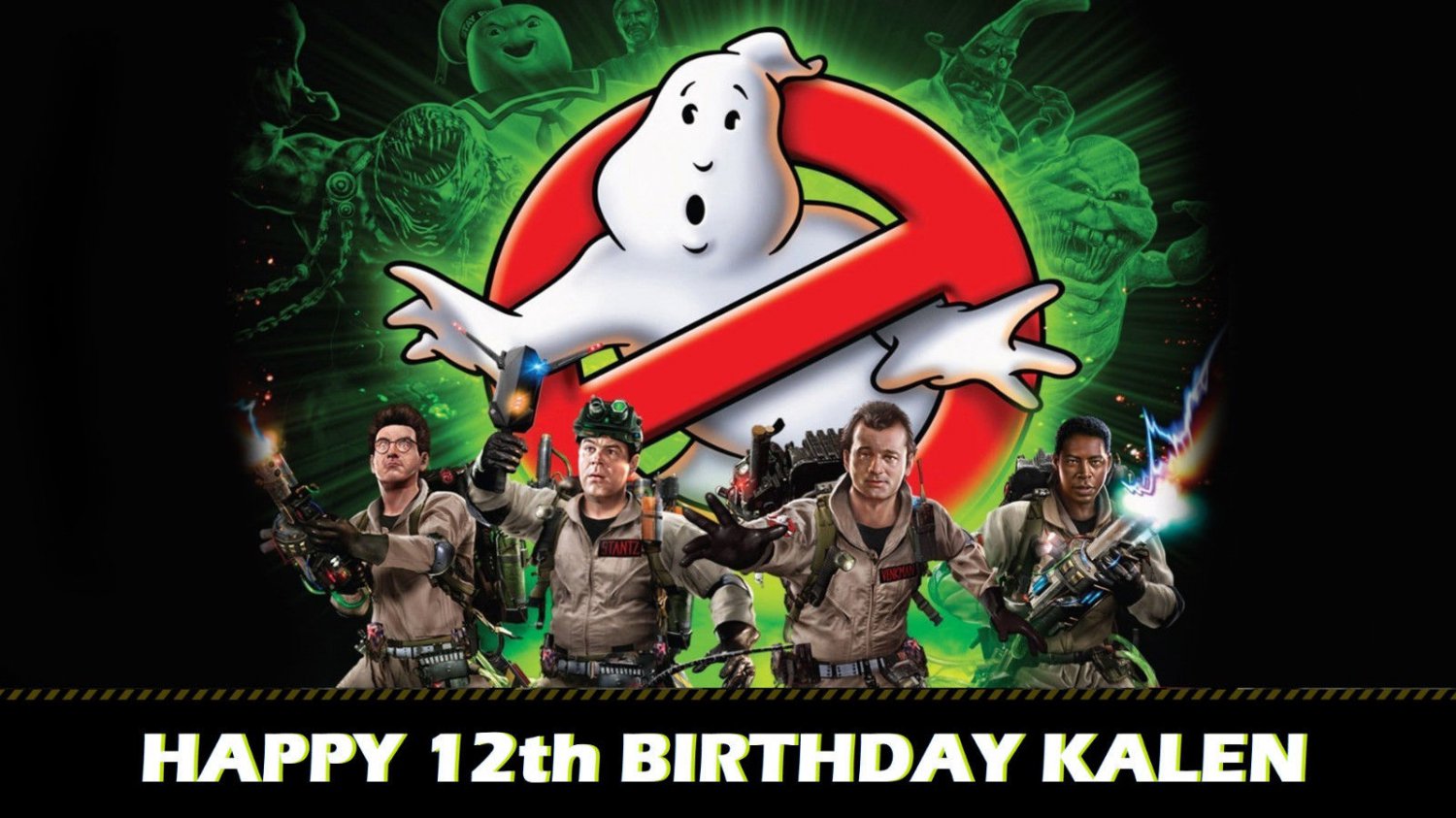 Ghost Busters Party Edible image Cake topper decoration