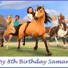 Spirit Riding Free Party Edible image Cake topper