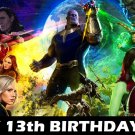Avengers Infinity War Edible image Cake topper decoration