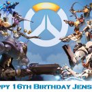Overwatch Battle Scene Edible image Cake topper decoration