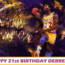 Magic Johnson Lakers Edible image Cake topper